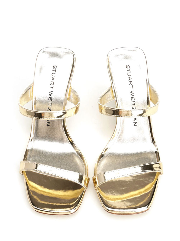 Stuart Weitzman Vinnie Wedge Slide 85 Sandali - Marrone | aba144821886623de2a6dbddc5d85e50486d5ae6