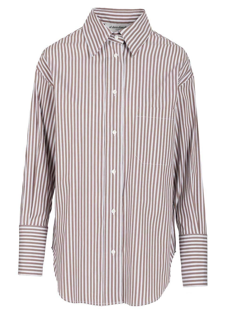 Al Duca D'Aosta Oversized Shirt Shirts - Marrone | 90987458a7926f58328e557eedc4135d7da83025