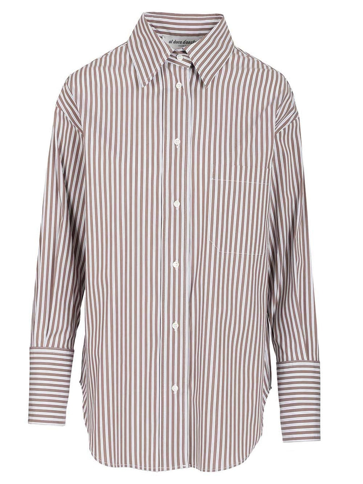 Al Duca D'Aosta Oversized Shirt Shirts - Marrone | 90987458a7926f58328e557eedc4135d7da83025