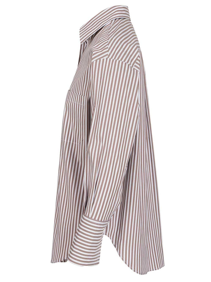 Al Duca D'Aosta Oversized Shirt Shirts - Marrone | c377e2604cc3946b912acee3b300434857bb2b84