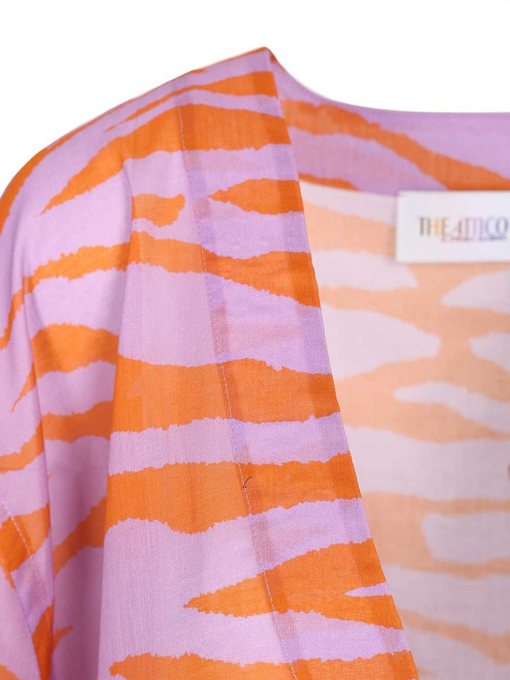 The Attico Animal Print Blouse Top - Multicolor | 1d29d80fd2e4844d16b63f77e2ead4cda8d0a8fb