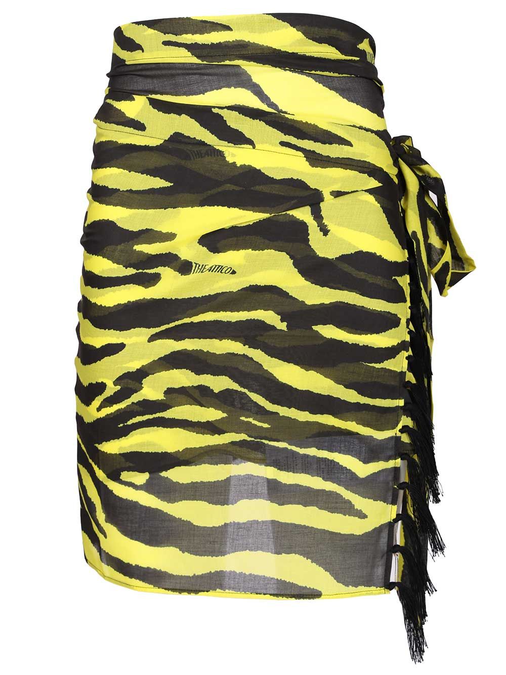The Attico Animalier Pareo Gonne - Multicolor | 2afbc122f8ce27fd5529b2c6dac0c036442e6261