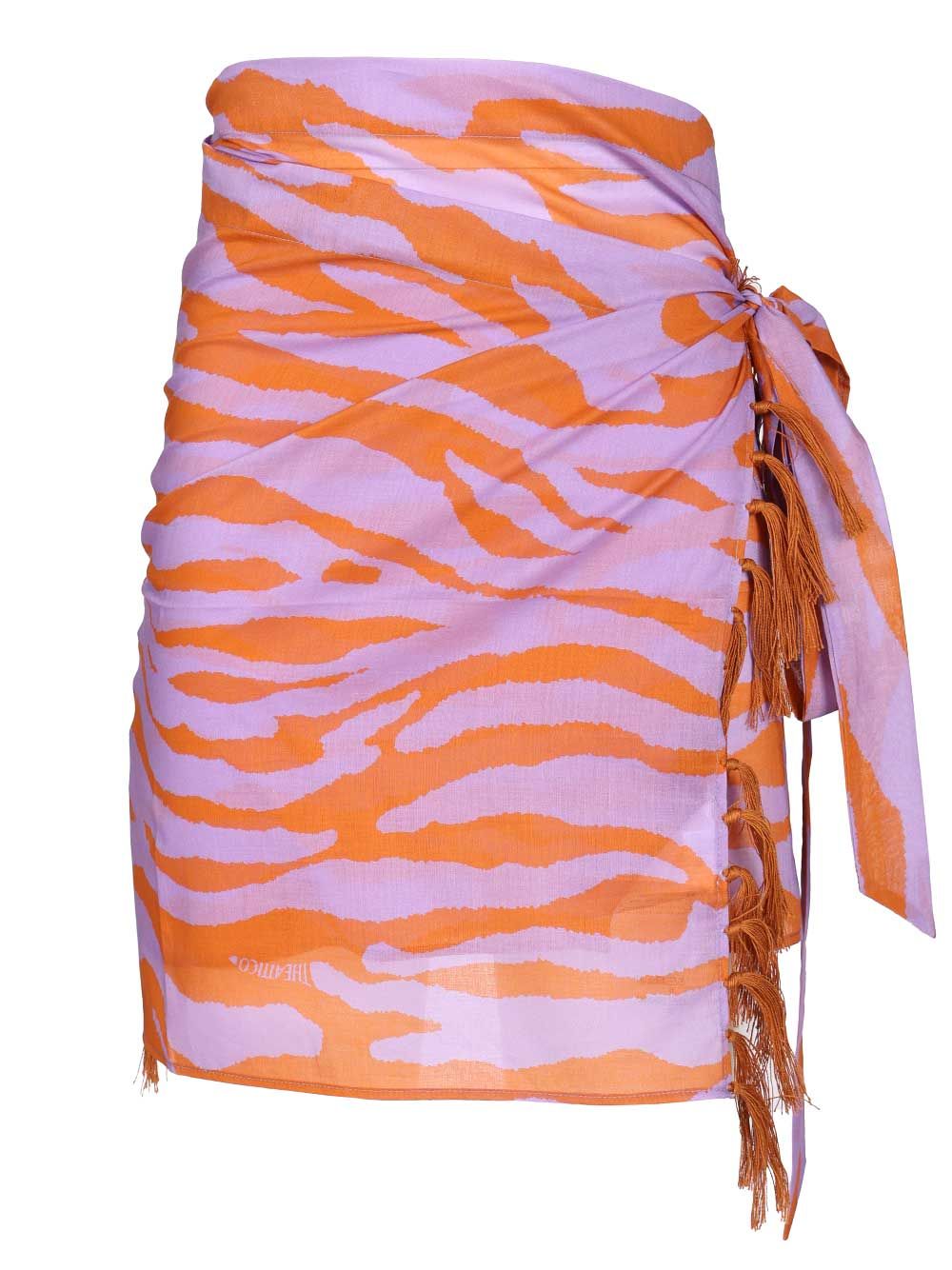 The Attico Animalier Pareo Gonne - Multicolor | 644db20fbb2d2aff06020384de34fd28ddb752ab