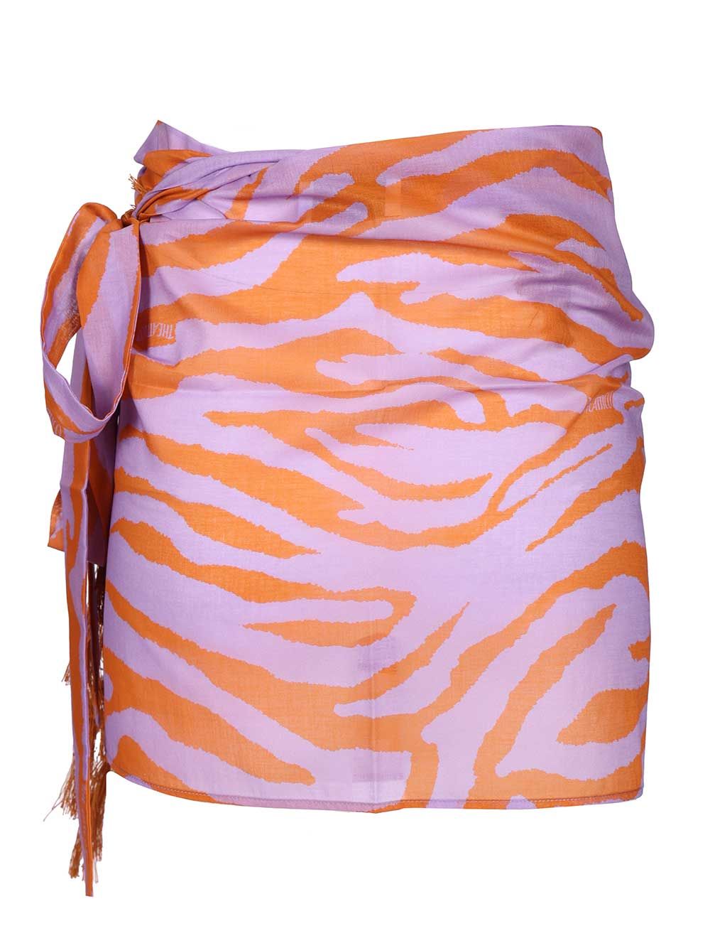 The Attico Animalier Pareo Gonne - Multicolor | 30435cc787d8e620dc29c647a4c1852ac4240a80