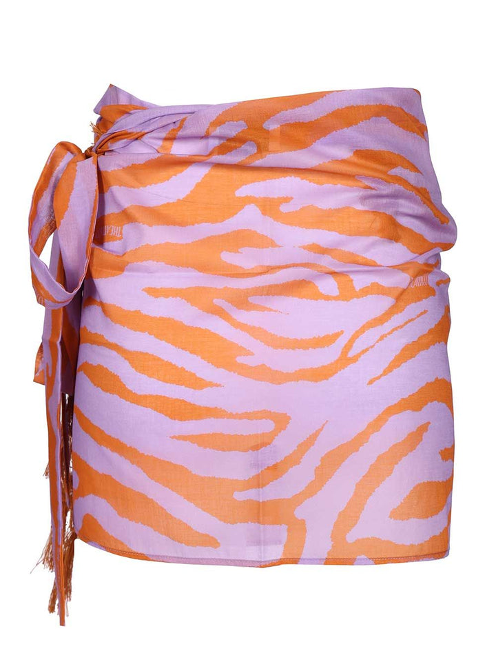The Attico Animalier Pareo Gonne - Multicolor | 30435cc787d8e620dc29c647a4c1852ac4240a80