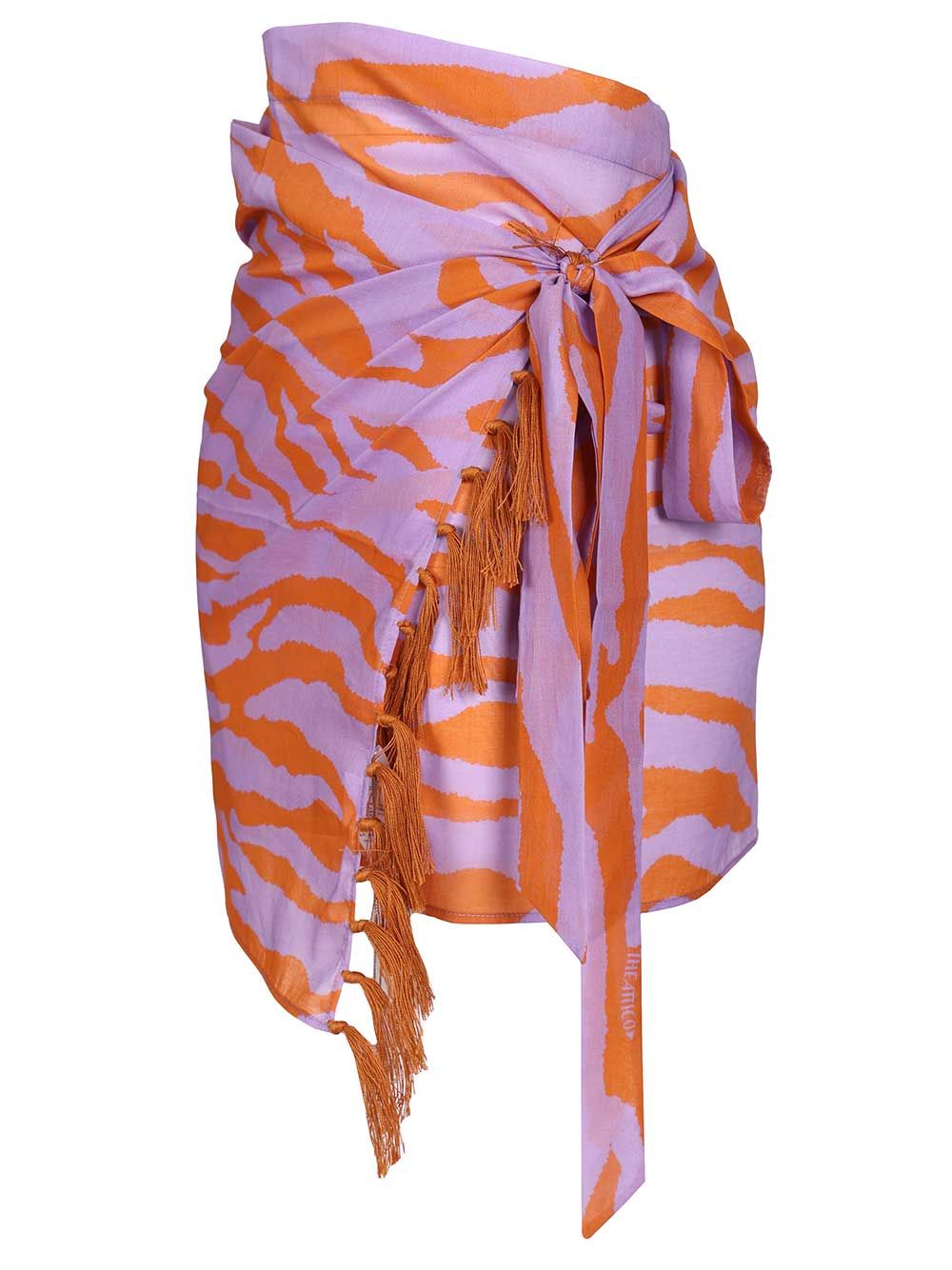 The Attico Animalier Pareo Gonne - Multicolor | 74c57a8c6c95112e52860da53525a401723b0981