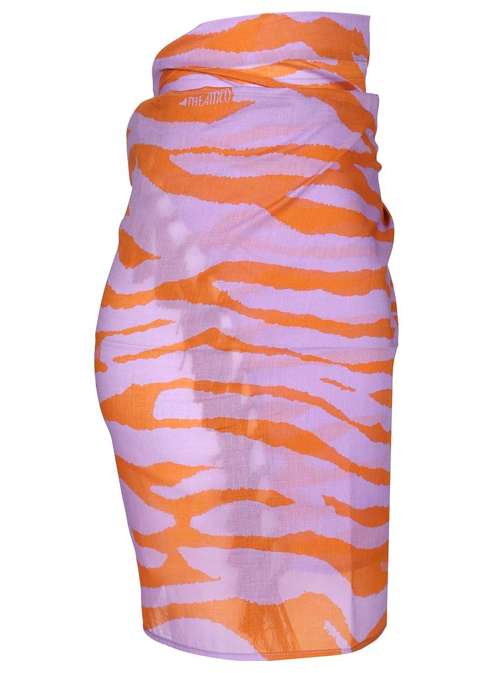 The Attico Animalier Pareo Gonne - Multicolor | c9e5d530d3d5ddc3bdab7a031be15285cb3f9899
