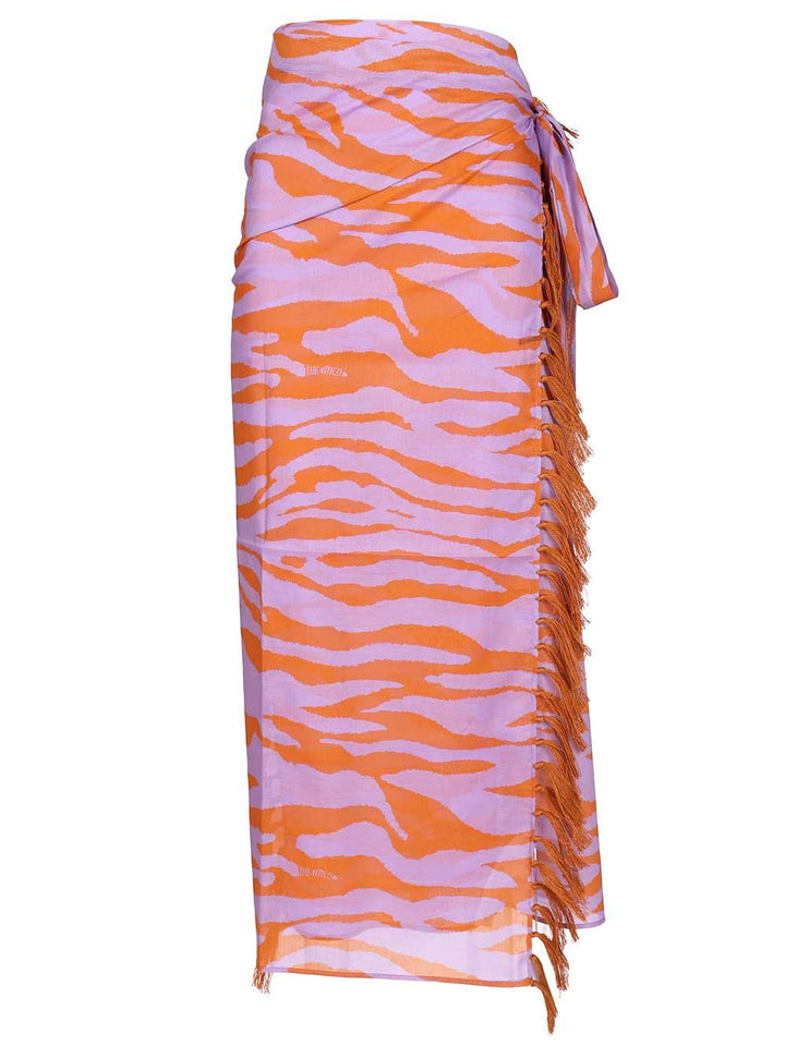 The Attico Animal Print Pareo Gonne - Multicolor | a91cc1d8d91730f1ed58325bd092af9c4fbcf3a7