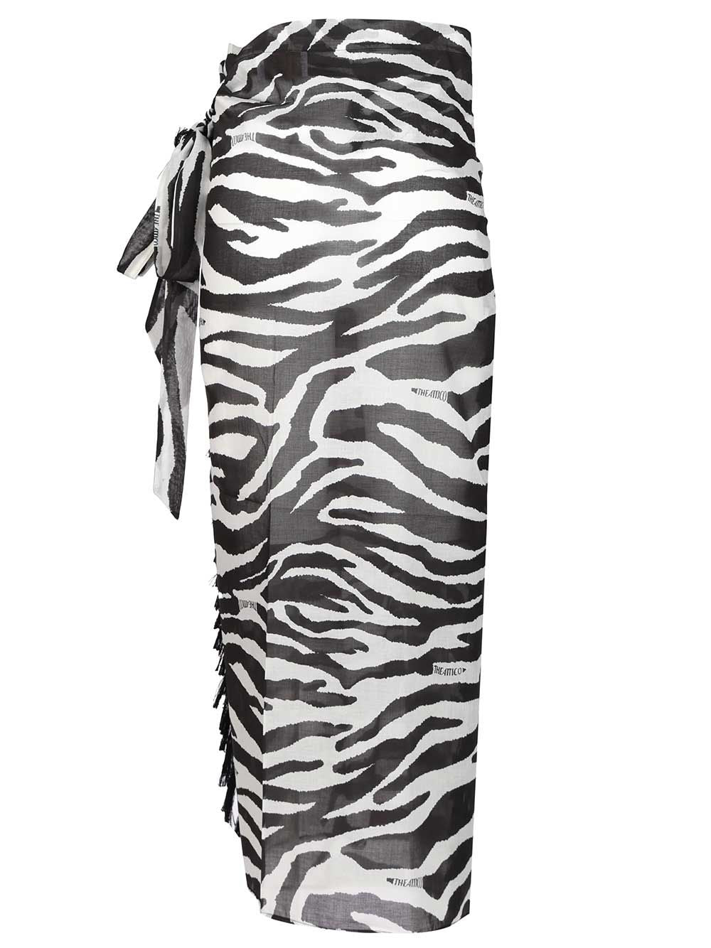 The Attico Animal Print Pareo Gonne - Animalier | 1e35c96a0aba79193267ce68167d71d0921e4a7e