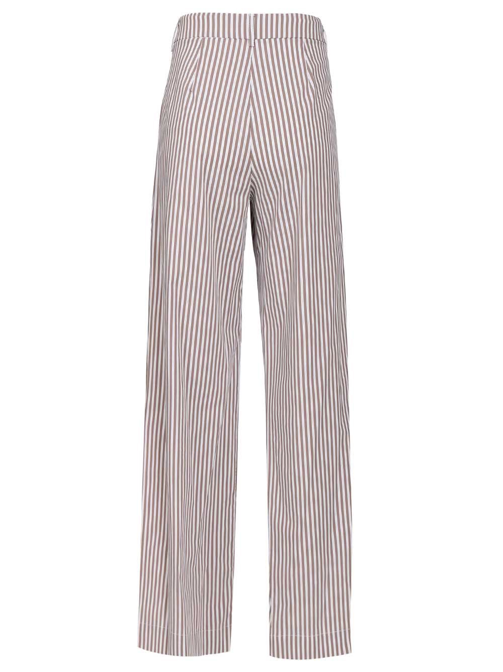 Al Duca D'Aosta Poplin Trousers - Marrone | b91b86e1799f370fa2ad0764b5690a8a2ba499a3