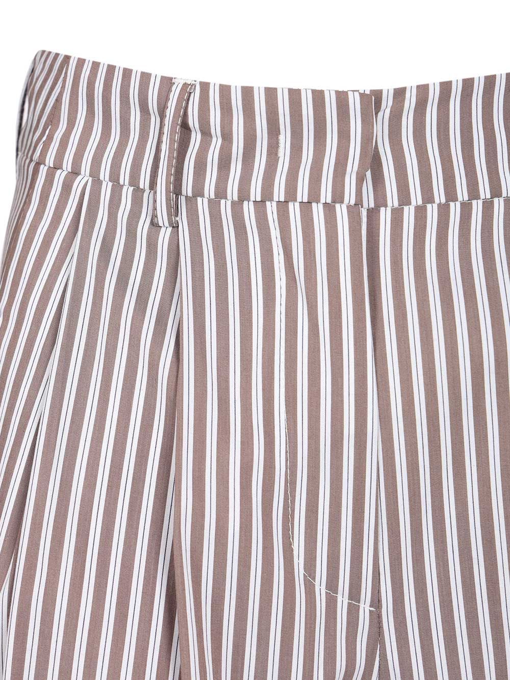 Al Duca D'Aosta Poplin Trousers - Marrone | 156dddf02eeb814d7ce6c9a1fec4b13cf971bf6d