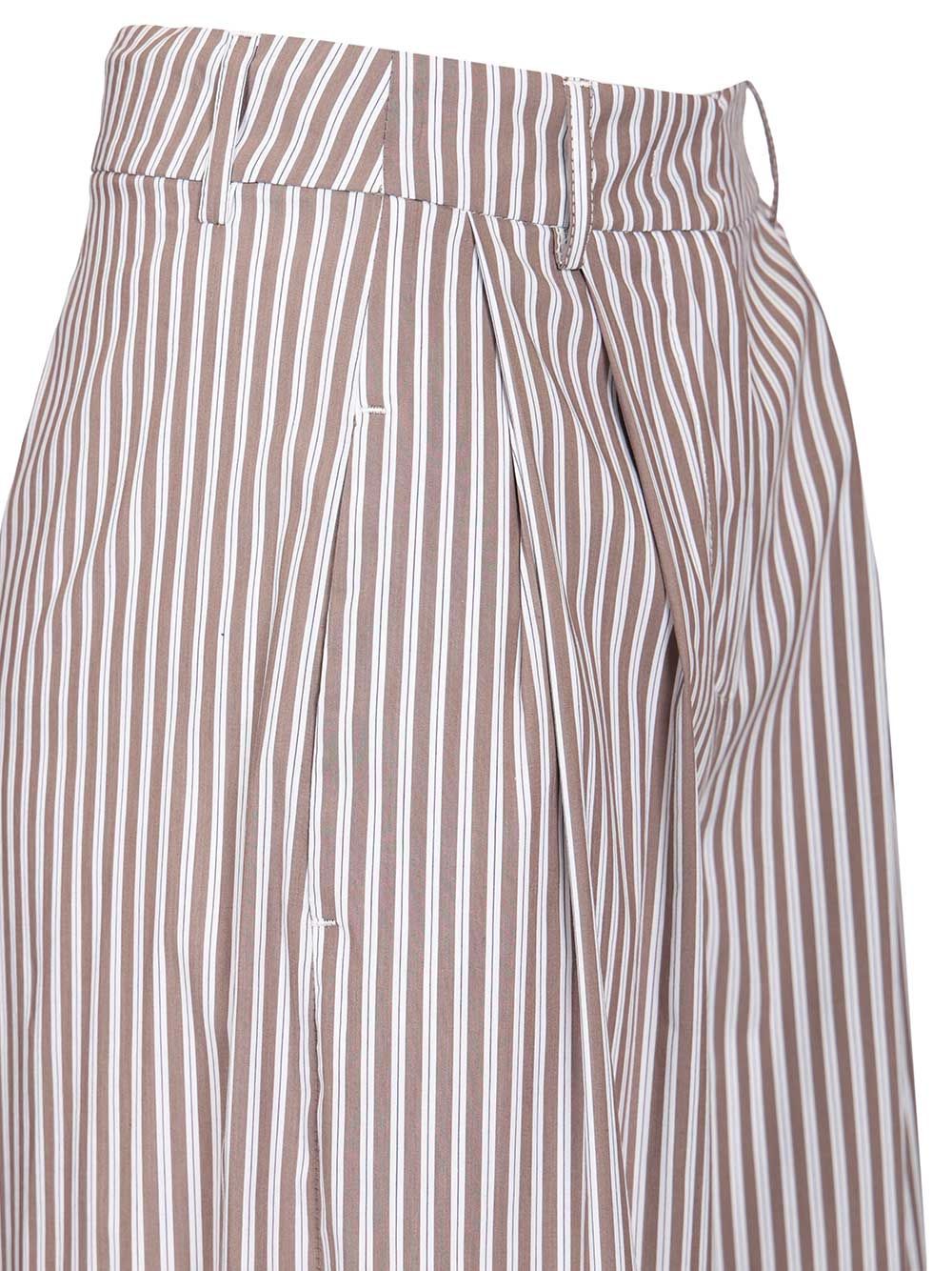 Al Duca D'Aosta Poplin Trousers - Marrone | 05181031b087506376b6959577deb59bddf76e45