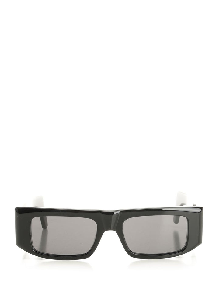 Valentino Garavani Rectangular Acetate Glasses - Nero | ccb639cf5b0ae19742fe8e384f622edf931d0a96