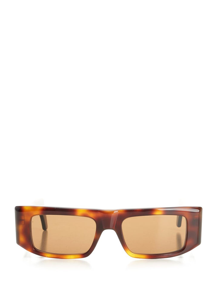 Valentino Garavani Rectangular Acetate Glasses - Marrone | 6712868b1e21af19aebf7e6043b45bdb02ba5aeb