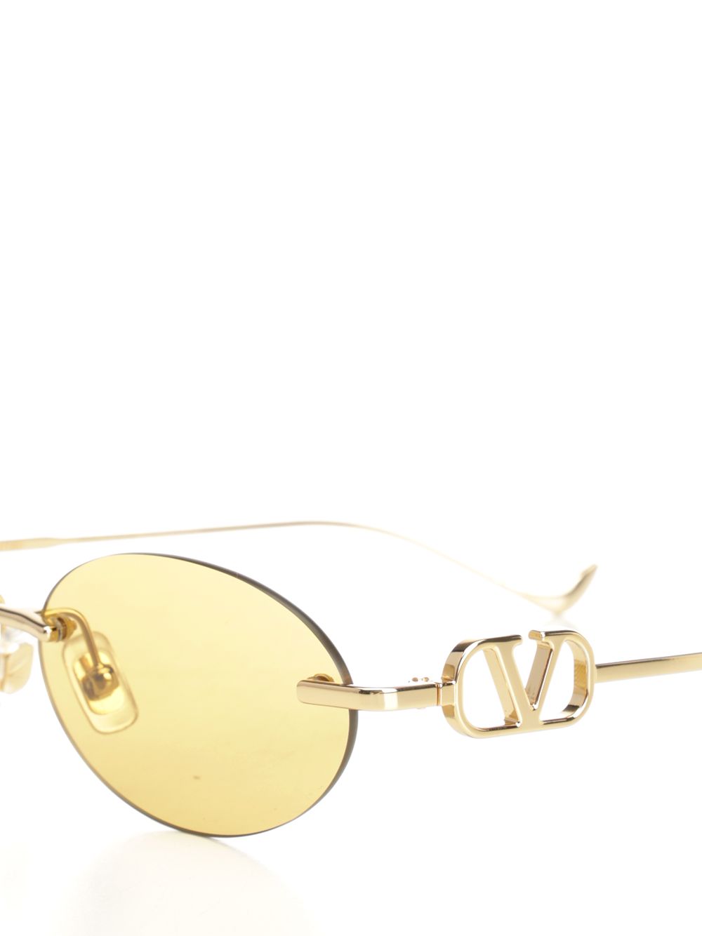 Valentino Garavani Geometric Metal Glasses - Oro | a78d6e91fc195bbc3b812deda4dff7fd405df1d9