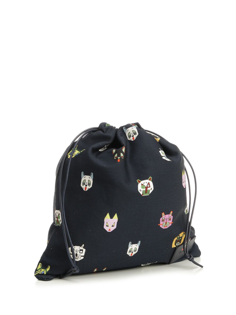 Loewe Cats Clutch Small leather goods - Blu | 238bd388d48ceaf0974f9394778135af23160ede