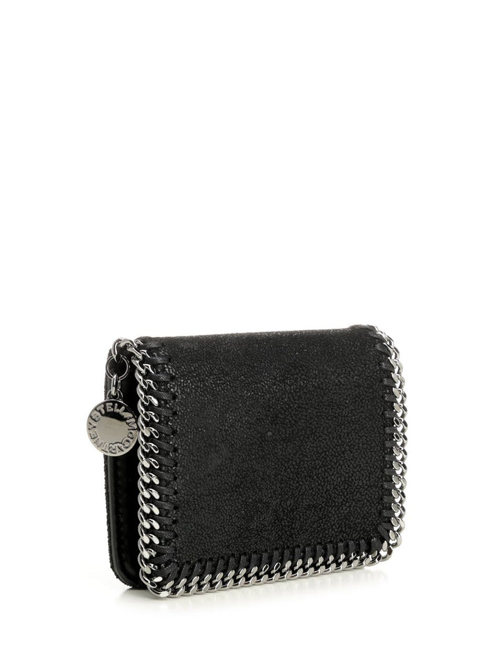 Stella Mccartney Falabella Bi-Fold Wallet Wallets - Nero | d2e66320f61274ed1311646336b19bfd63d3d56e