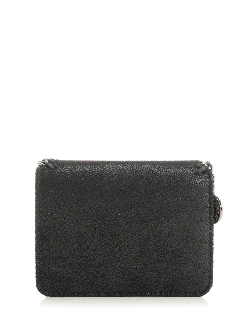 Stella Mccartney Falabella Bi-Fold Wallet Wallets - Nero | 394e5ca640907a29597bb8b07a9b714ae4ea6506