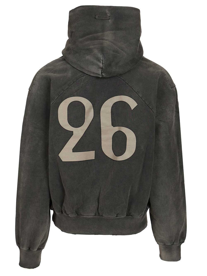 Fear Of God “26 Classic Half Raglan” Hoodie Sweatshirts - Nero | 8dc4cc3becf6a936996a99aab50a37910e2740c8