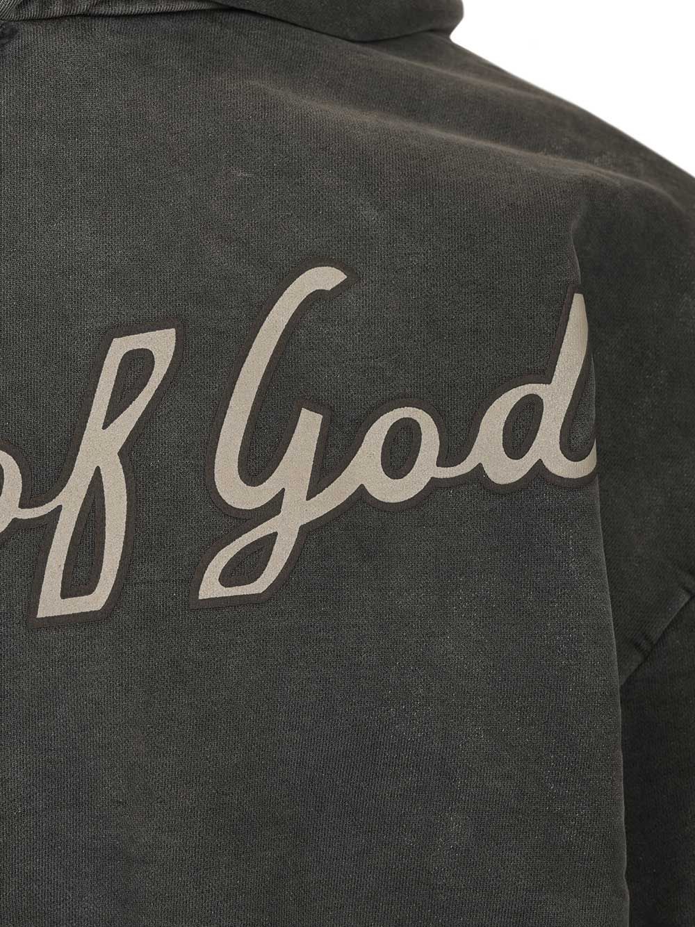 Fear Of God “26 Classic Half Raglan” Hoodie Sweatshirts - Nero | 29a19f8405bb6fbe620e98d32632bc06220fecd4