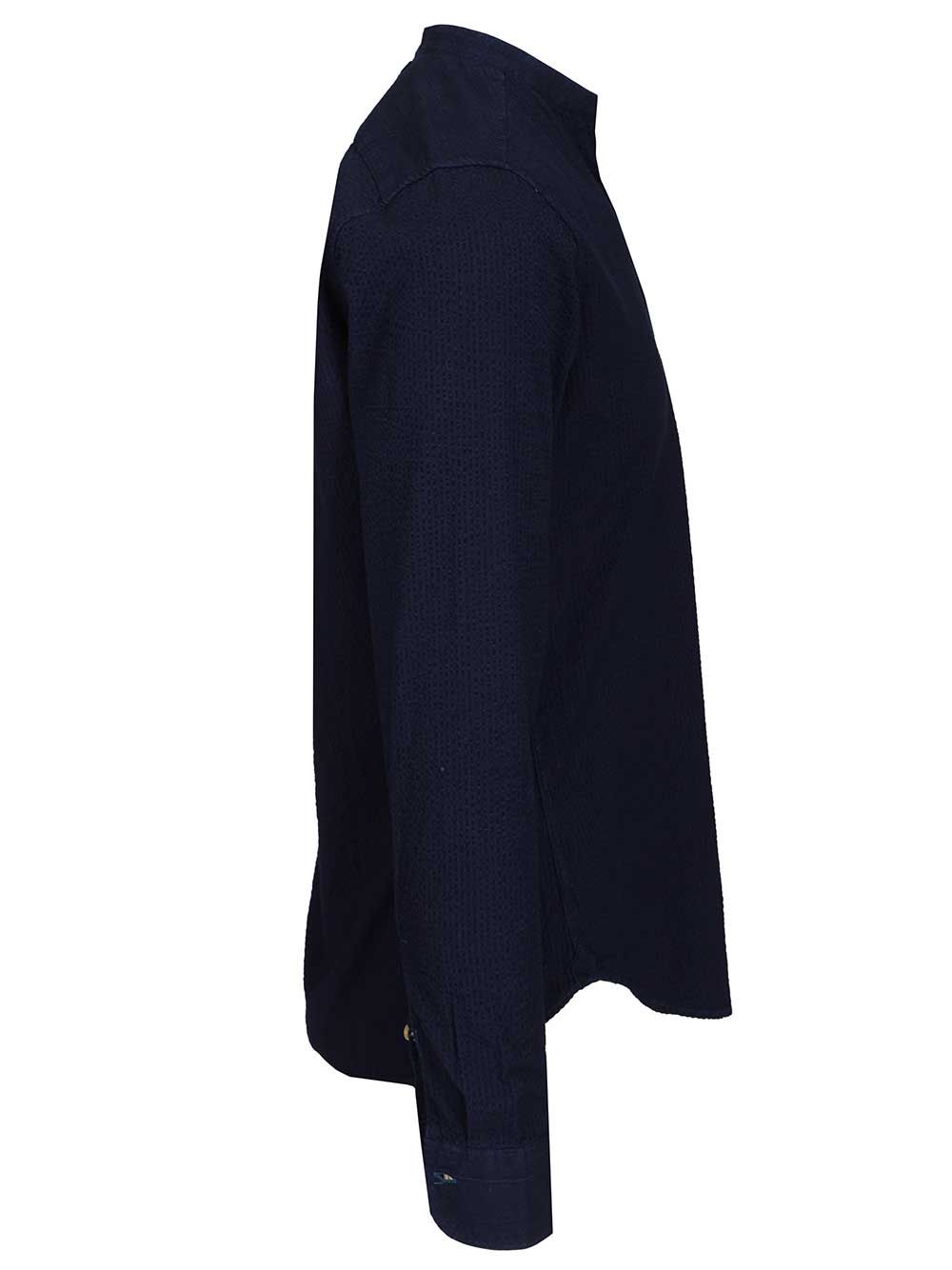 Al Duca D'Aosta Indigo Blue Cotton Shirt Shirts - Blu | e69e3c3e9ae85493c83b00f30d63c83e565a5b79