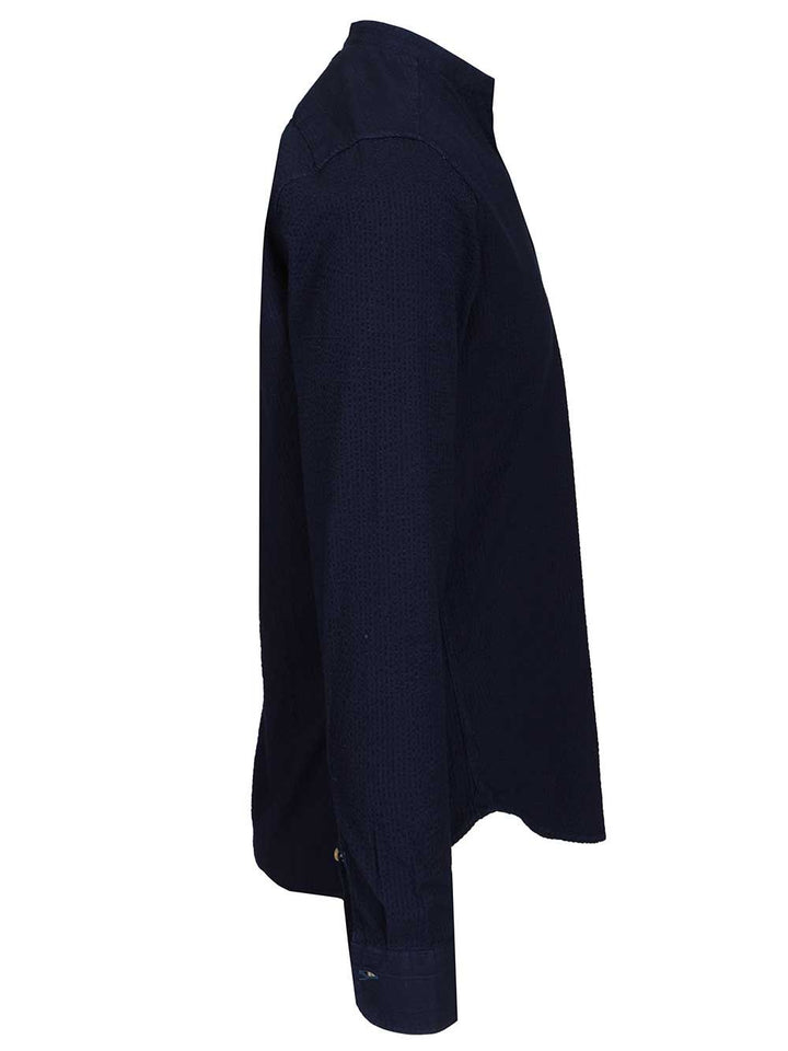 Al Duca D'Aosta Indigo Blue Cotton Shirt Shirts - Blu | e69e3c3e9ae85493c83b00f30d63c83e565a5b79
