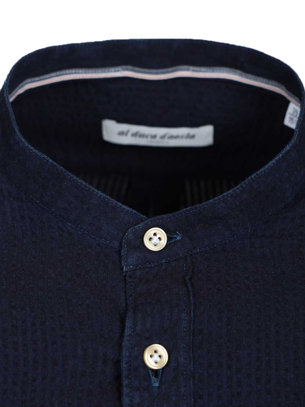 Al Duca D'Aosta Indigo Blue Cotton Shirt Shirts - Blu | 78639be22a2686aaa96e606d221cf6f526f8d260