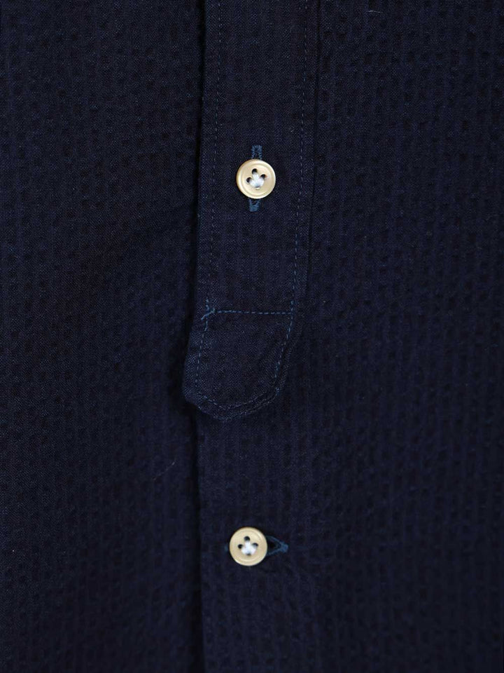 Al Duca D'Aosta Indigo Blue Cotton Shirt Shirts - Blu | 5b1837b221a86bb24a02fb618f81b81d3afe2f5a