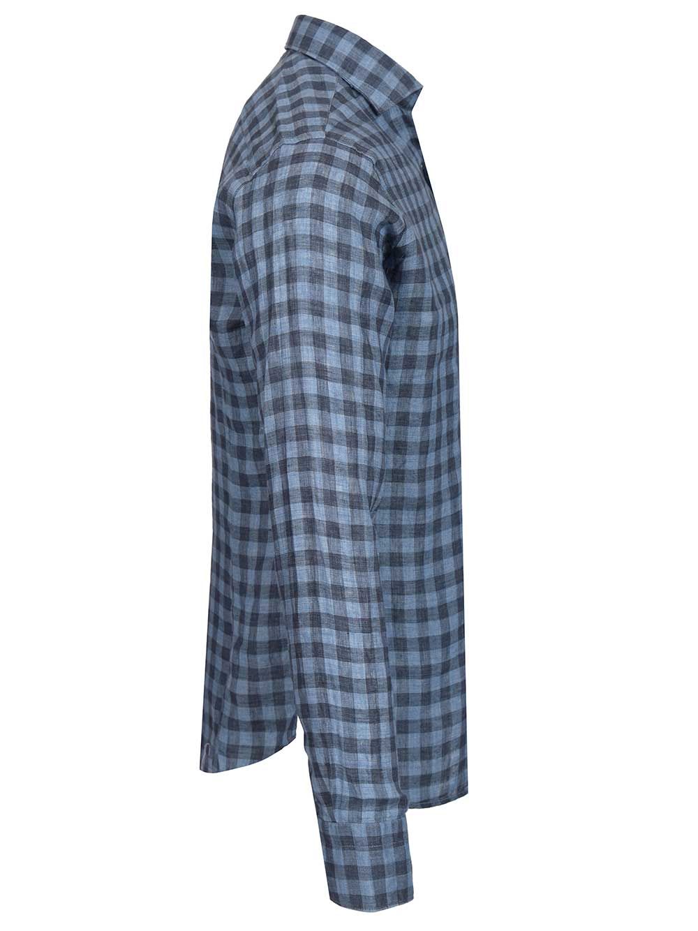 Al Duca D'Aosta Long-Sleeved Shirt Shirts - Blu | 034c179a3db02a8bb18c5cd47178204dc3352c5f