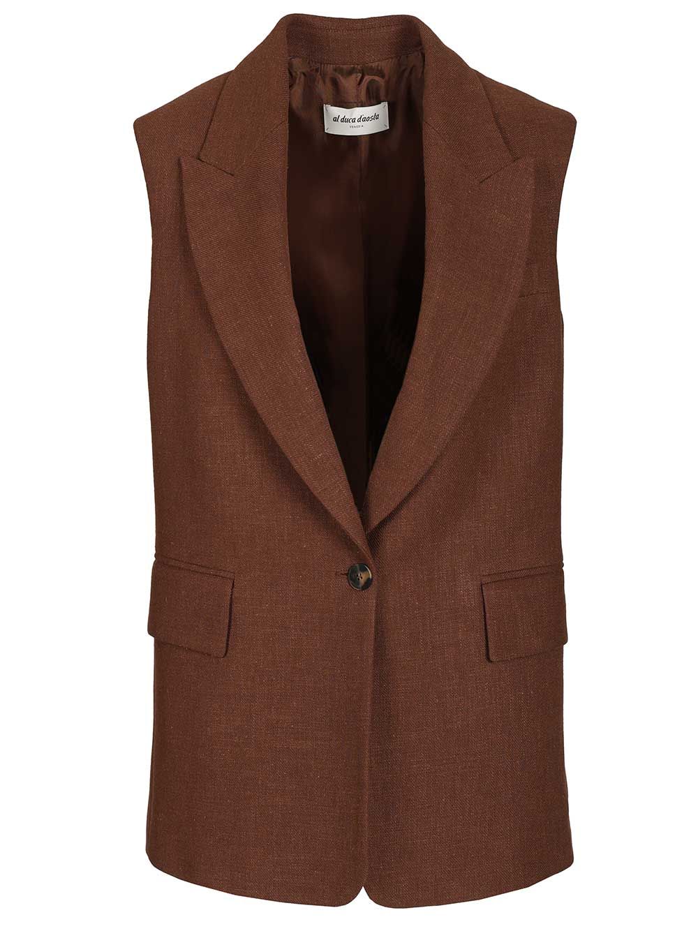 Al Duca D'Aosta Tailored Vest Giacche - Marrone | 85d445f1e18bb7efb347c082c4f97a6886c1b699