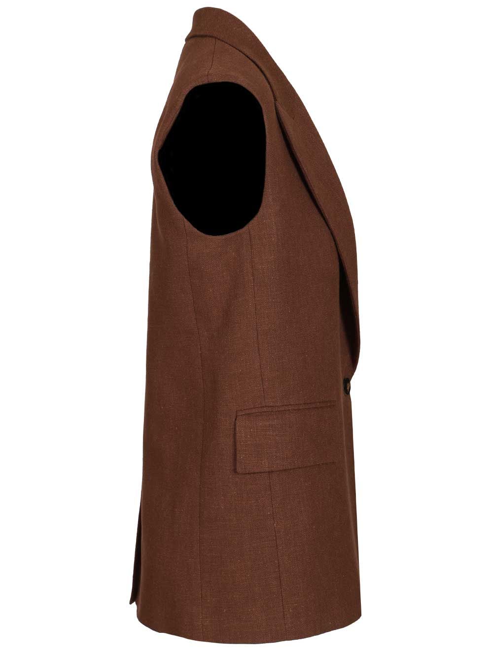 Al Duca D'Aosta Tailored Vest Giacche - Marrone | 5429d78057773a4fd2d8e64822ac4f1b37e3d9da