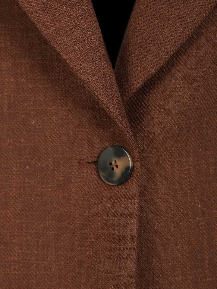 Al Duca D'Aosta Tailored Vest Giacche - Marrone | 793de3bec59dfea281a7263f239eb7bd010dbbd8