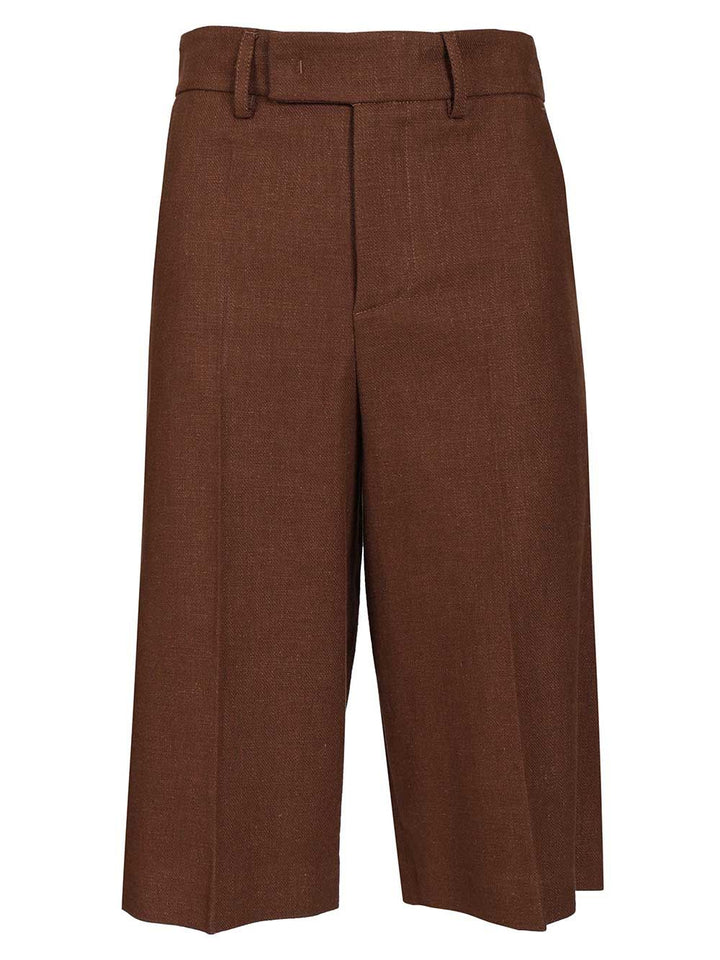 Al Duca D'Aosta Tailored Bermuda Shorts Trousers - Marrone | 803f03fecd0a229093ca68f22023eebfdaf0c5e3