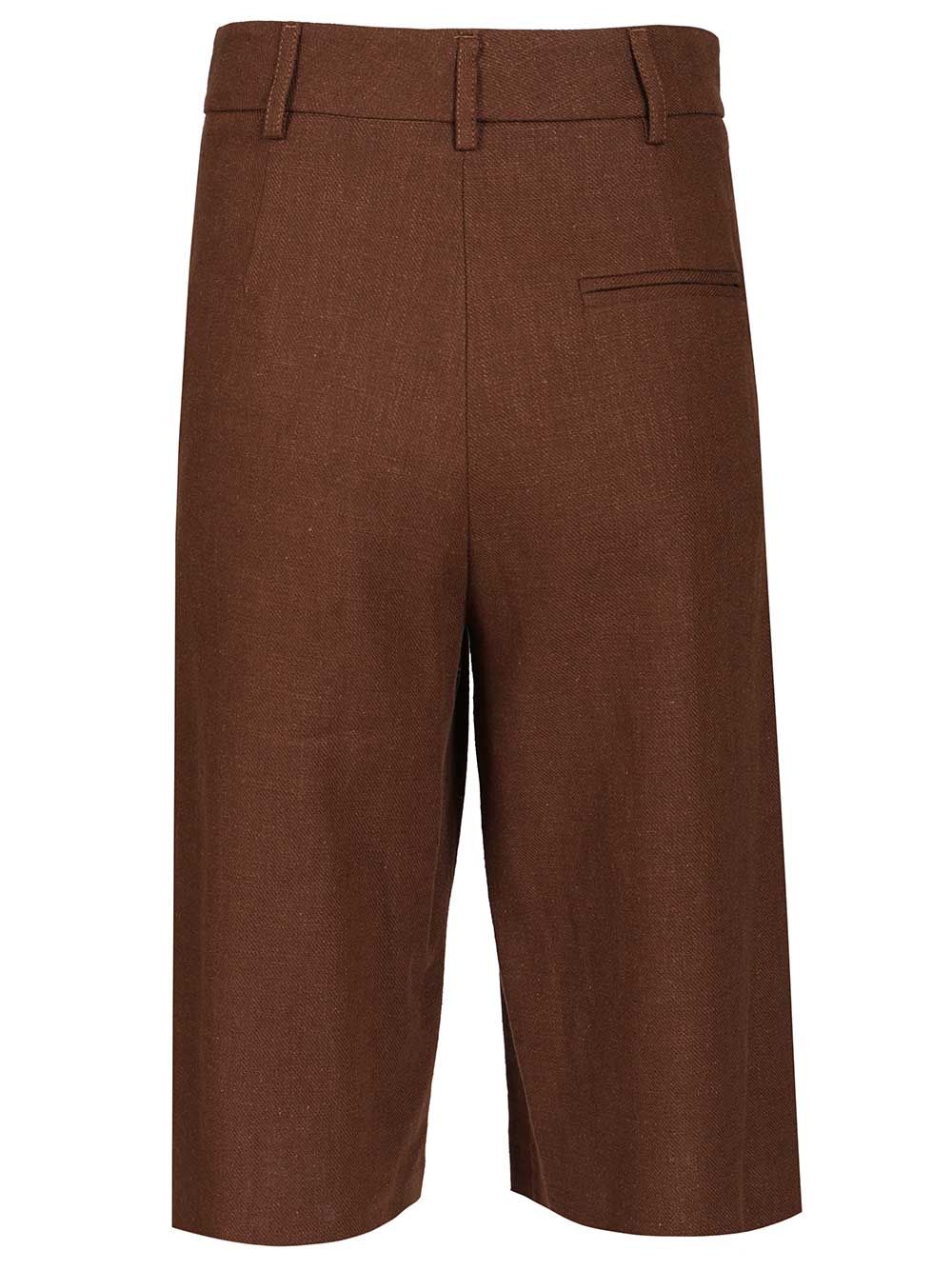 Al Duca D'Aosta Tailored Bermuda Shorts Trousers - Marrone | 93cf1fdeabfdb7709552b6163d12c3e1aec510e4