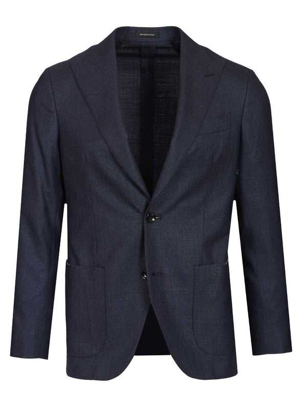 Semi-Lined Blazer Giacche Blu