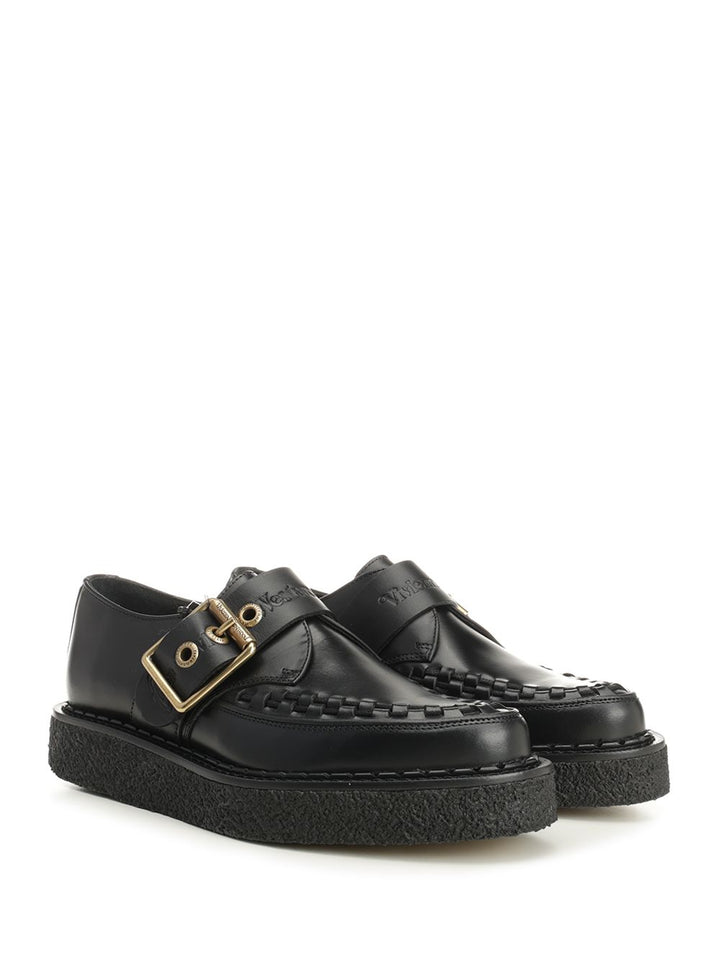 Vivienne Westwood Point Toe Monk Scarpe basse - Nero | 2cc61674a57b5367b7a69a43b60b3eceb7a6a332