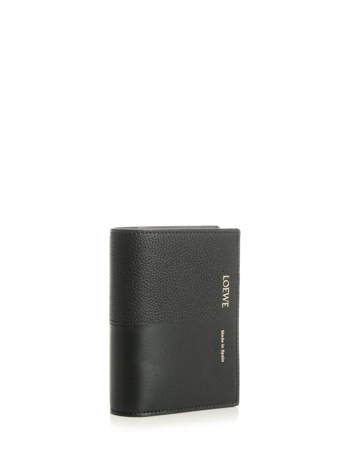 Loewe Small Vertical Leather Wallet Wallets - Nero | dcf71d2cf2419ecbeebfeba06e059176df8b9d61