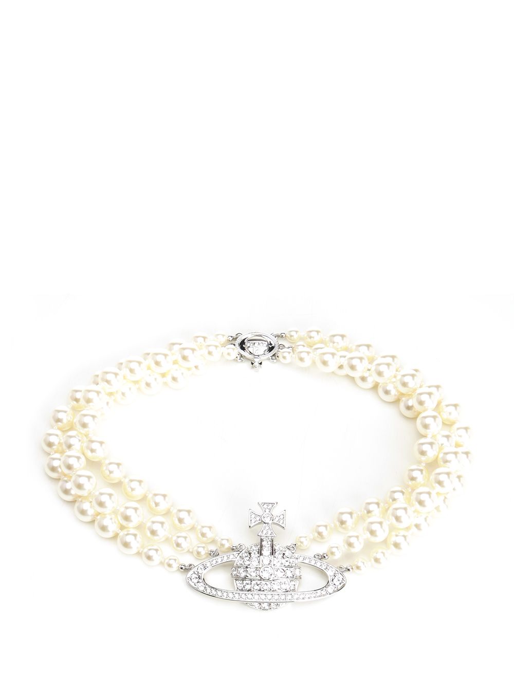 Vivienne Westwood Pearl Necklace Gioielli - Silver | 556ed5c9a61ffc25c544ebcbb800ff8ffd9488b2