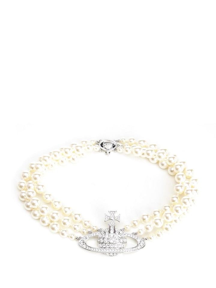 Vivienne Westwood Pearl Necklace Gioielli - Silver | 556ed5c9a61ffc25c544ebcbb800ff8ffd9488b2