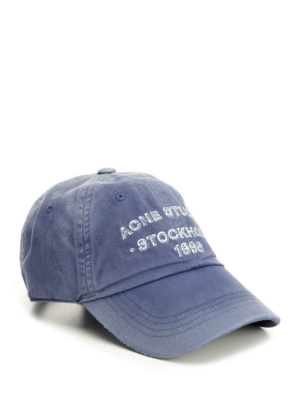 Acne Studios Cap With Spray Logo Cappelli - Blu | e18f7e502d99ae925ca66914239f10aa9d1f6637