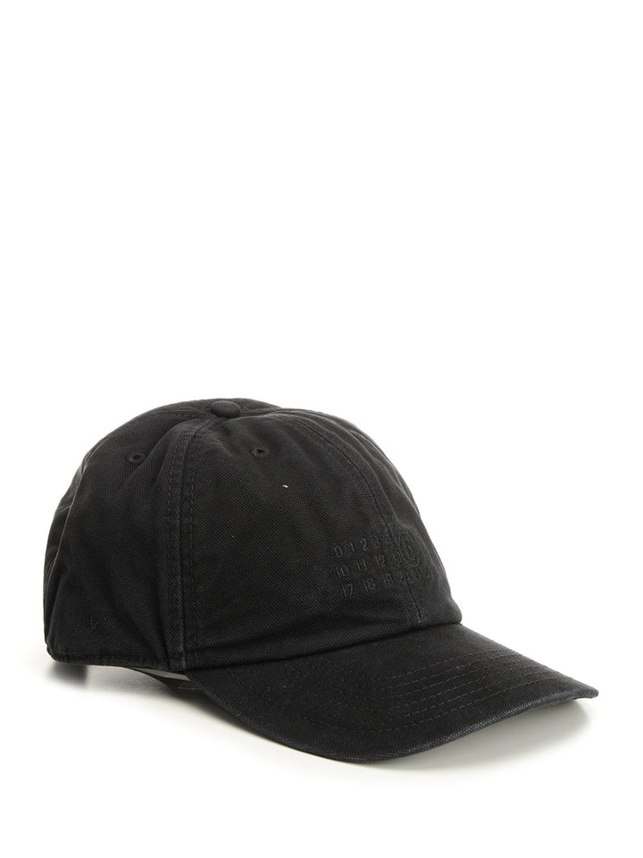 Mm6 Maison Margiela Numeric Hat Cappelli - Nero | 177067d2c54d847c9eb7eaa7b20b79a64cf03bd5