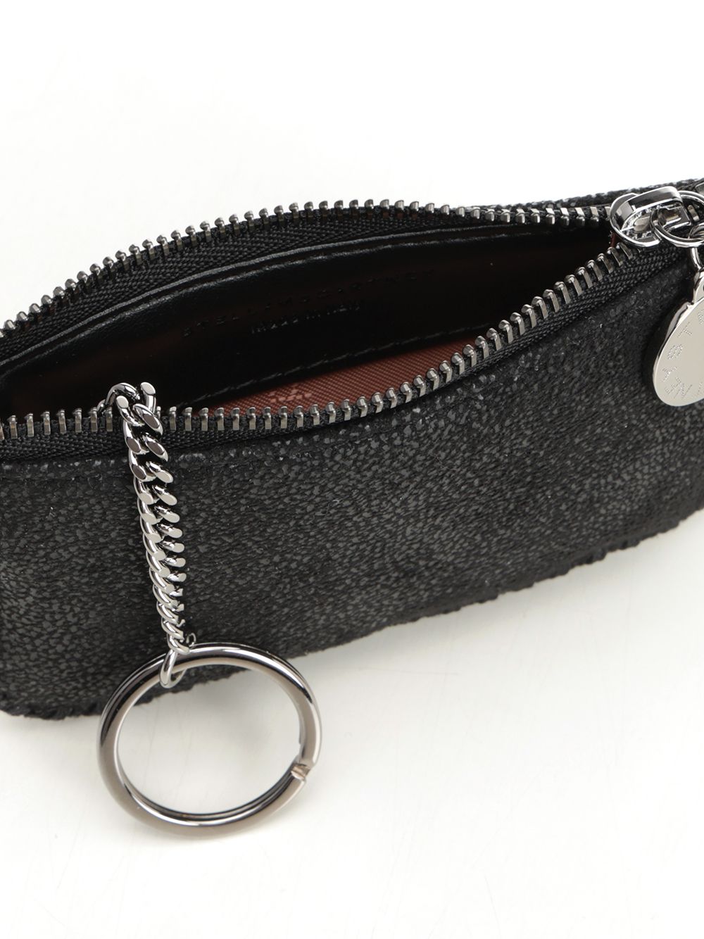 Stella Mccartney Falabella Zip Around Card Holder Keychain Small leather goods - Nero | e6e8c53fb78273ba844d99d0bc331bb17fd1ef85