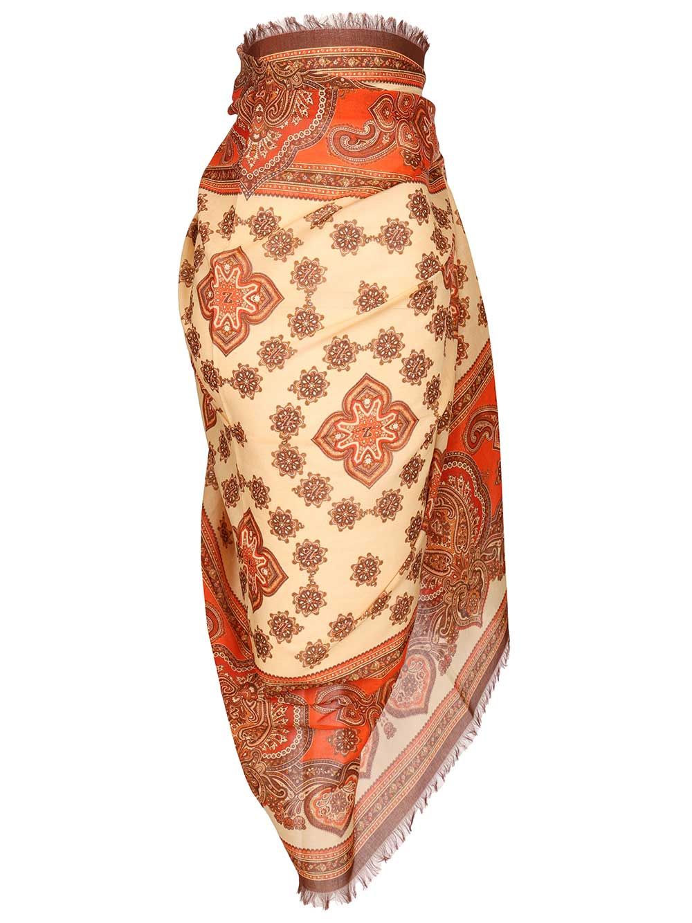 Zimmermann Printed Cotton Pareo Gonne - Multicolor | 75e0b45f5ff4622886442f7611ef765789b264d8