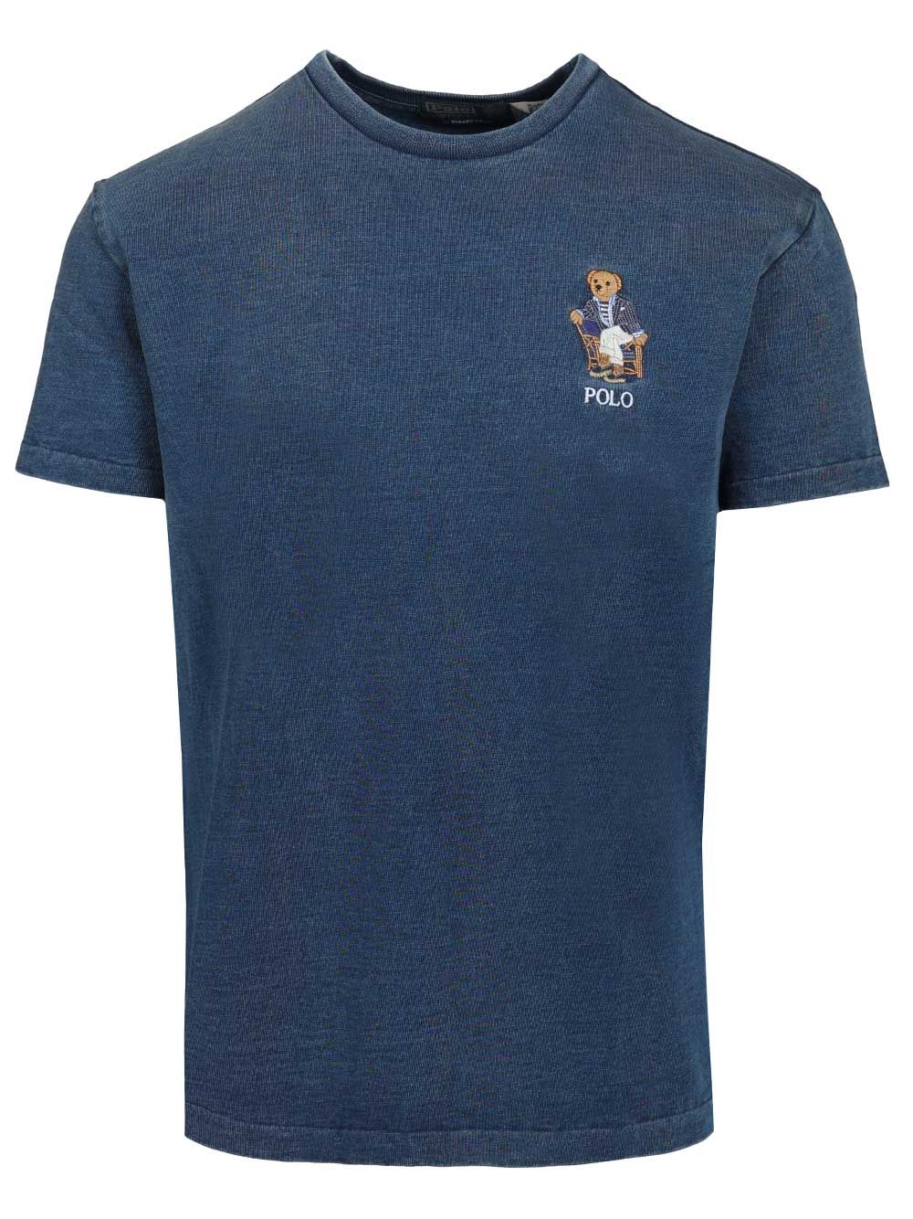 Polo Ralph Lauren Polo Bear T-Shirt Knitwear - Blu | b9639cc34304e1c85a9e6ad07a56584ef6cab44a