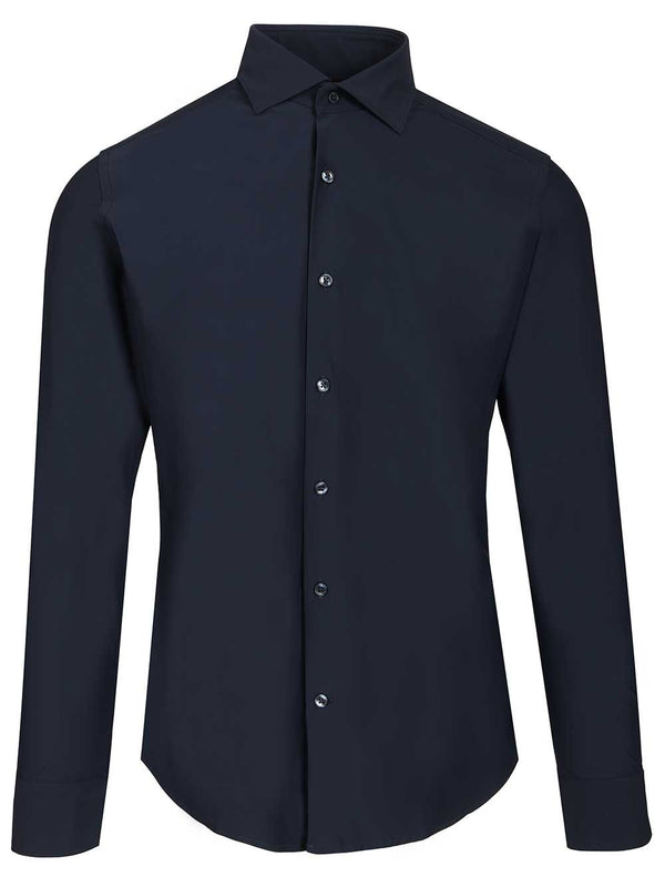 Non-Iron Fabric Shirt Shirts Blu