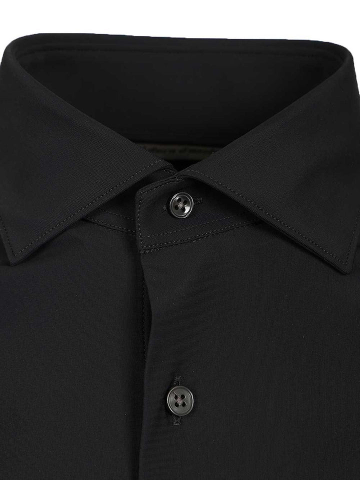Al Duca D'Aosta Non-Iron Fabric Shirt Shirts - Nero | 7dc3b3268e142779031d3f1b27215db46e7daef9
