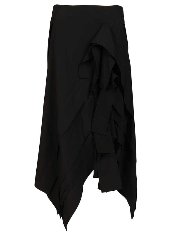 Midi in Lana Leggera Gonne Nero