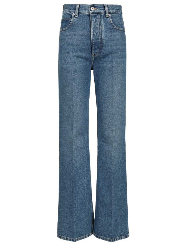 Flared Indigo Medio Jeans Blu