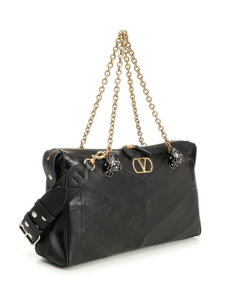 Valentino Garavani Panthea Crossbody Bags - Nero | ef1331a72d1a78a9e19081f960baf347c385d41f