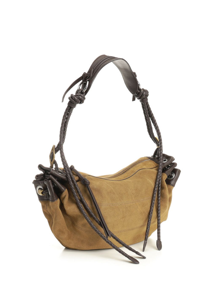 Isabel Marant Maia Medium Suede Shoulder Bag Shoulder Bags - Grey | e2debc8b636302c897c78002d20a379509b241cf